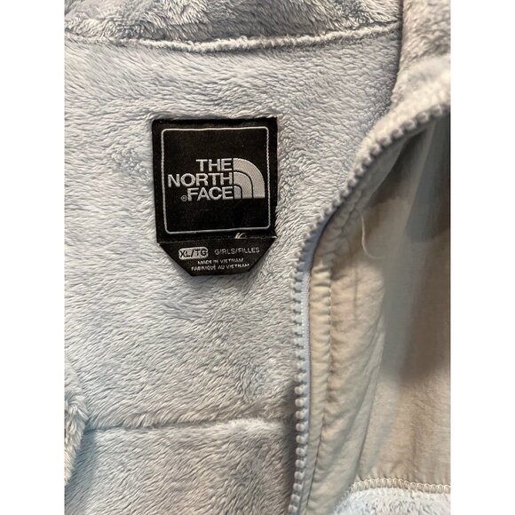The North Face fuzzy Jacket light blue - Picture 6 of 6